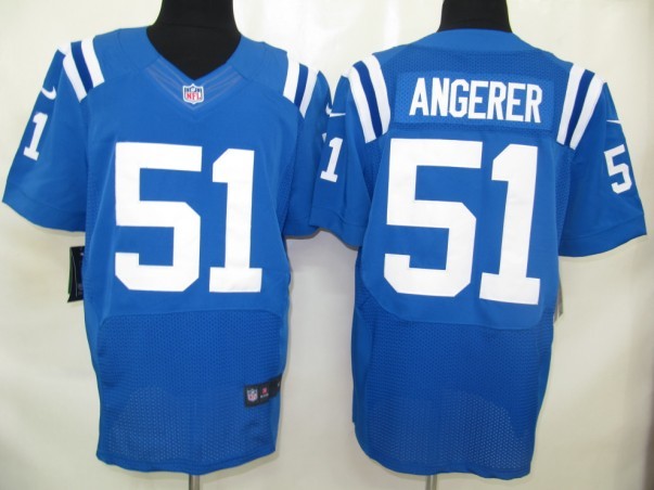 Nike NFL Elite Jerseys Indianapolis Colts 51 Angerer Authentic